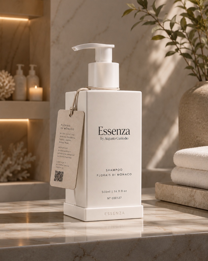 Shampoo Florais di Mônaco. Essenza by Augusto Custodio